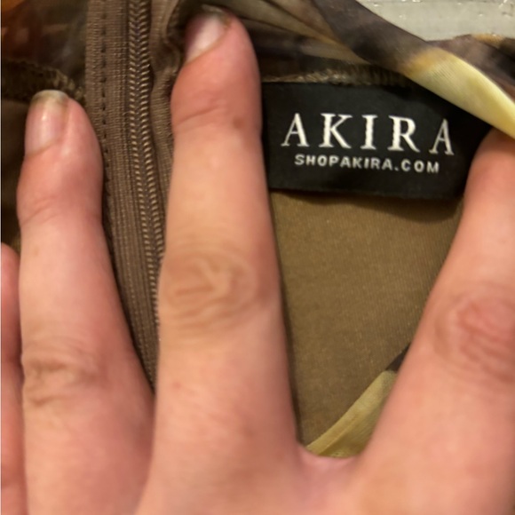 AKIRA brand Woman’s size small Watercolor painting dress Like new condition - Picture 3 of 16